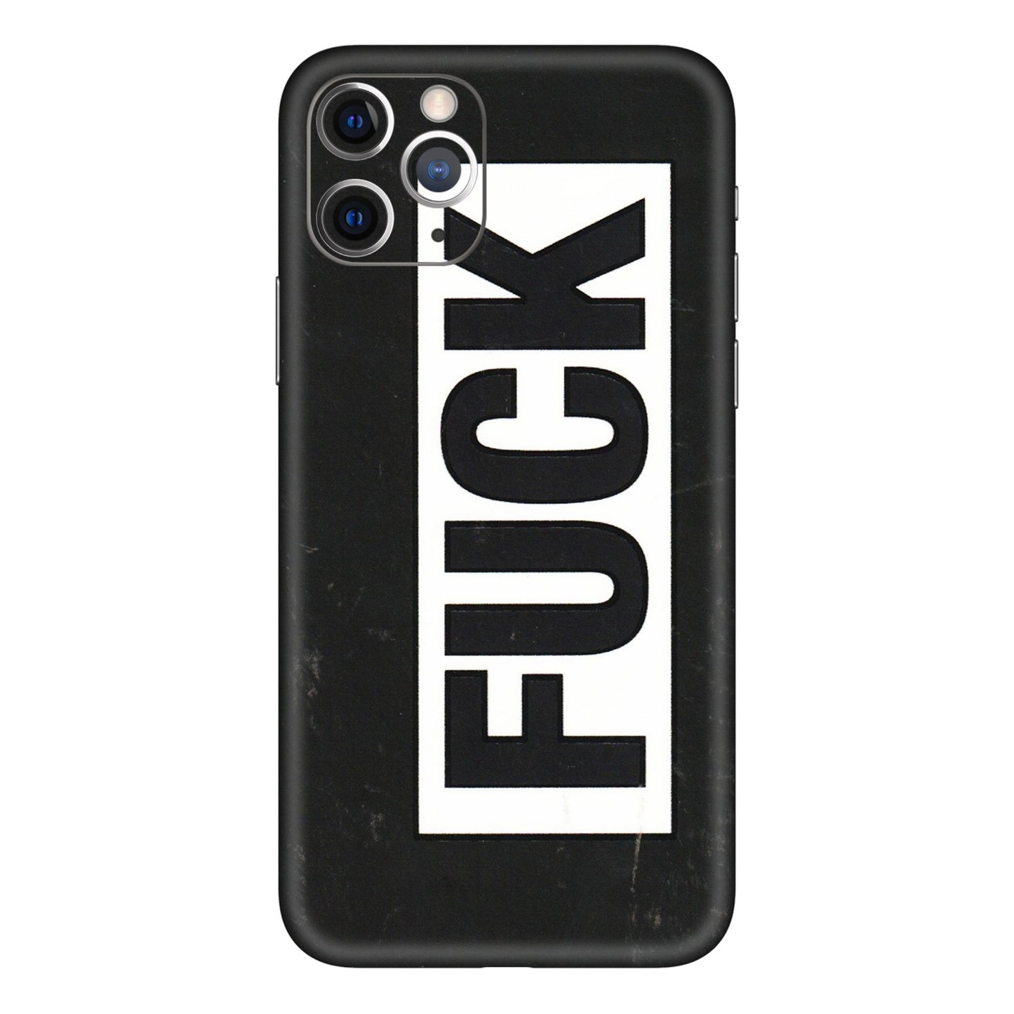 Apple iPhone Skins (All Models) - The F Word - 3D Embossed Finish (L-255) iPhone 11 Pro Max