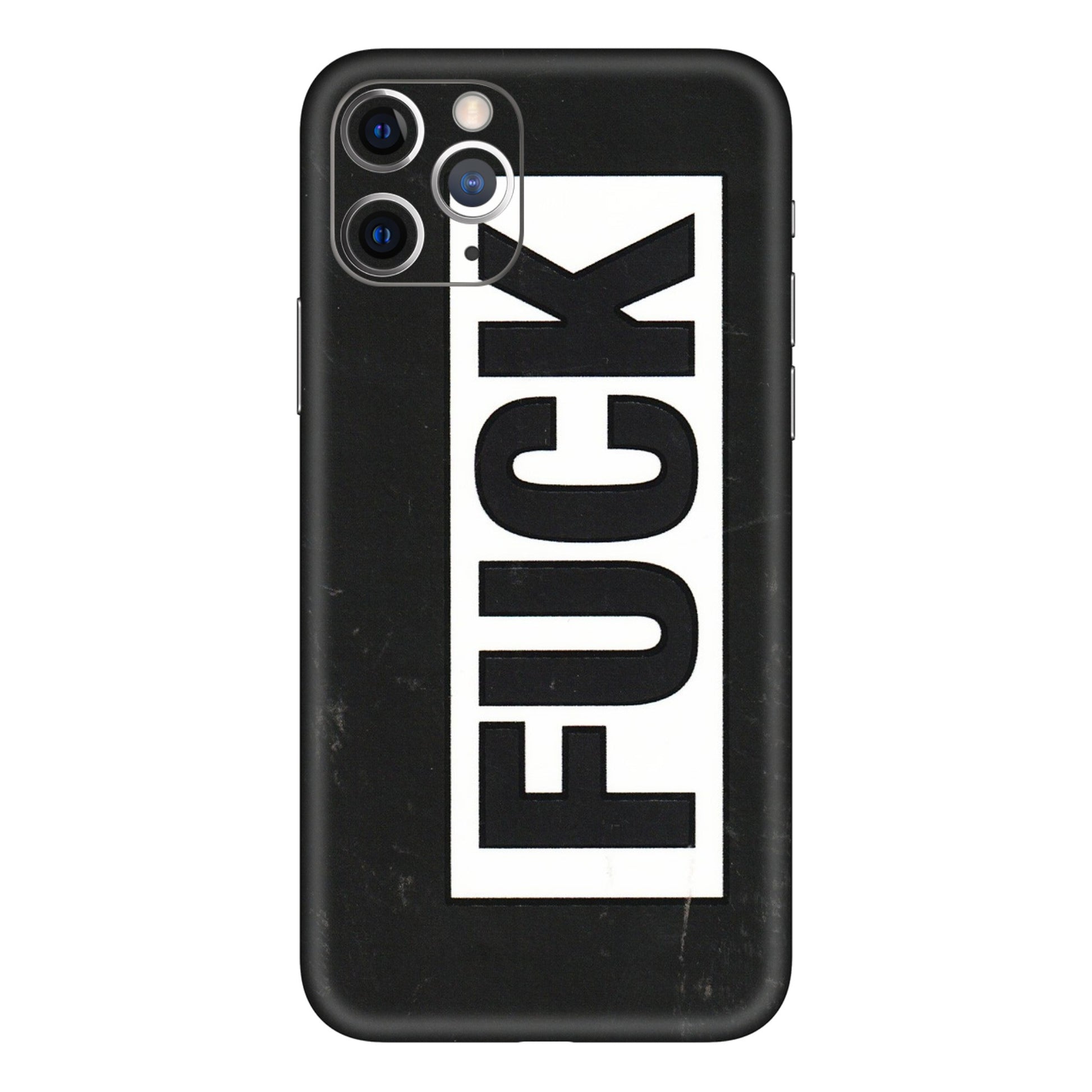 Apple iPhone Skins (All Models) - The F Word - 3D Embossed Finish (L-255) iPhone 11 Pro Max