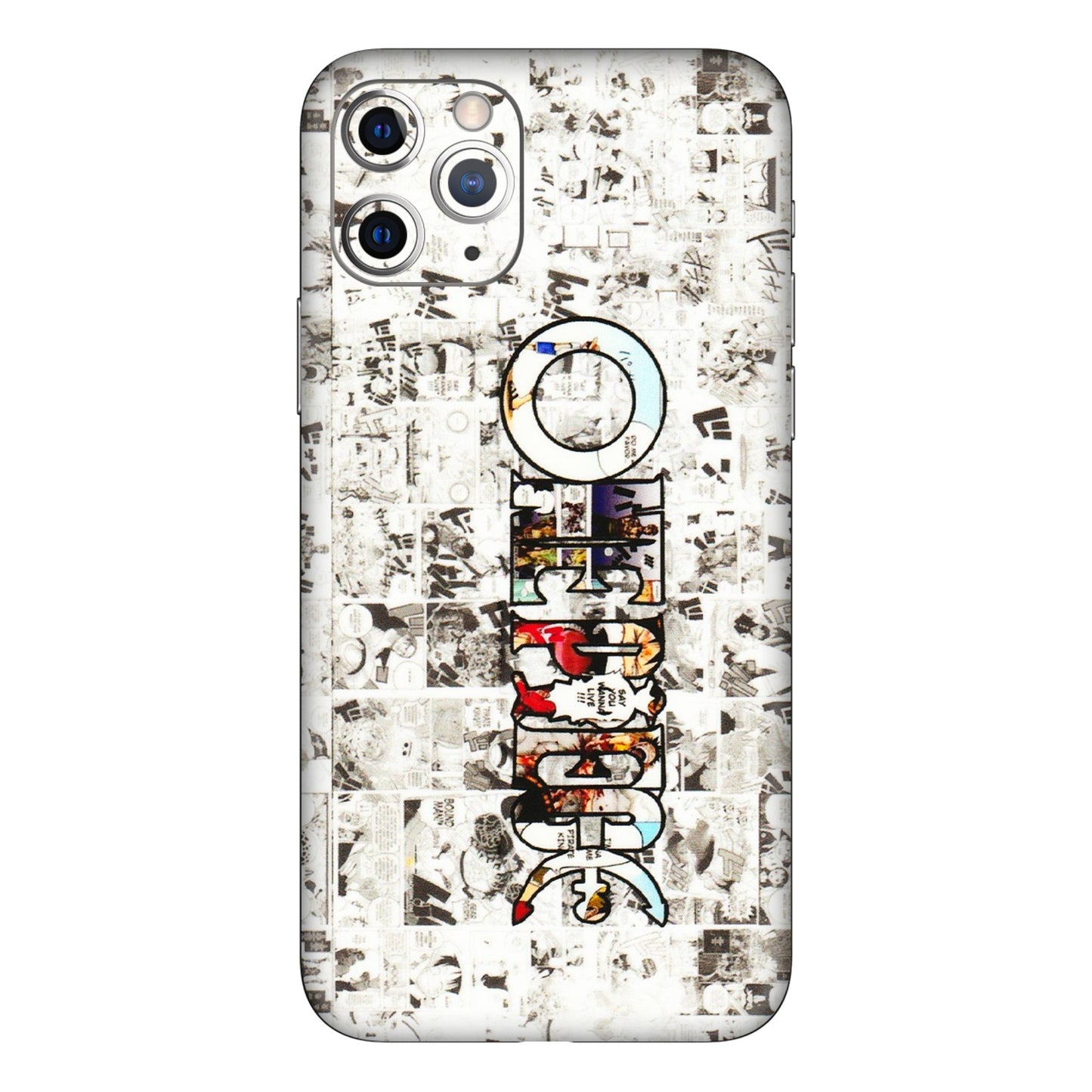 Apple iPhone Skins (All Models) - One Piece Manga - 3D Embossed Finish (L-26) iPhone 11 Pro Max