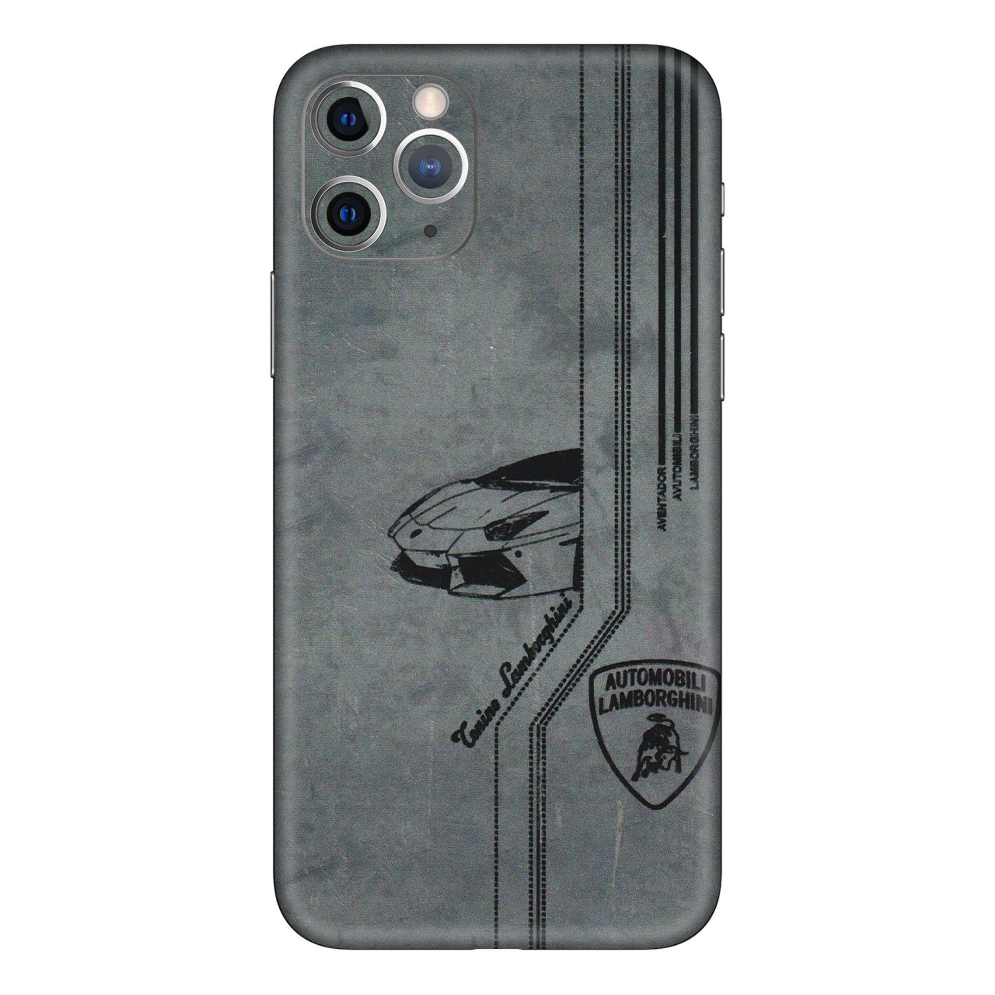 Apple iPhone Skins (All Models) - New Lamborgini Aventador - 3D Embossed Finish (L-321) iPhone 11 Pro Max