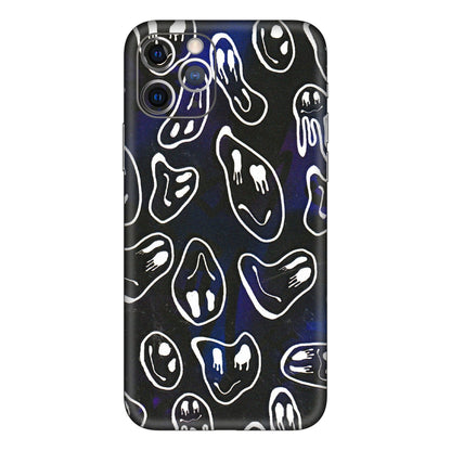 Apple iPhone Skins (All Models) - Distorted Smileys - 3D Embossed Finish (L-92) iPhone 11 Pro Max