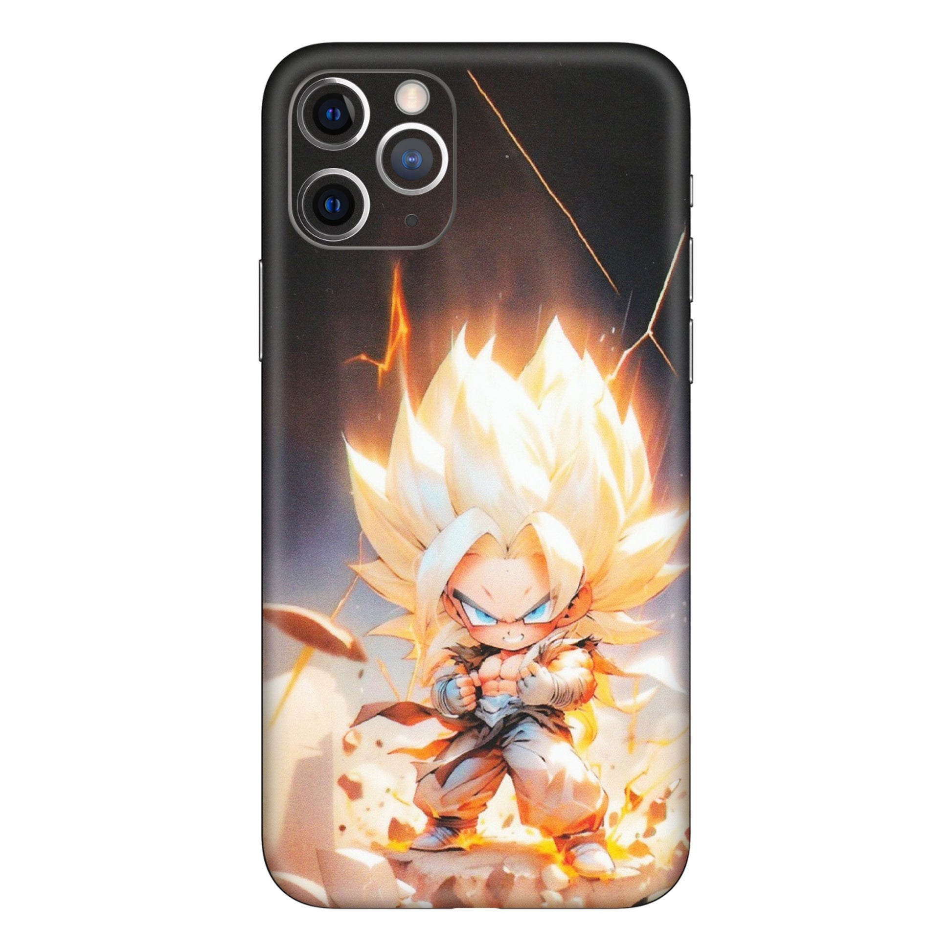 Apple iPhone Skins (All Models) - Goku Dragon Cute Anime - Matte Finish (M-131) iPhone 11 Pro Max