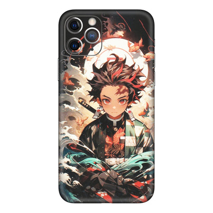 Apple iPhone Skins (All Models) - Tanjiro Demon Slayer Anime - Matte Finish (M-158) iPhone 11 Pro Max