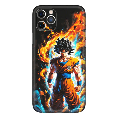 Apple iPhone Skins (All Models) - Goku Transformation Anime - Matte Finish (M-159) iPhone 11 Pro Max