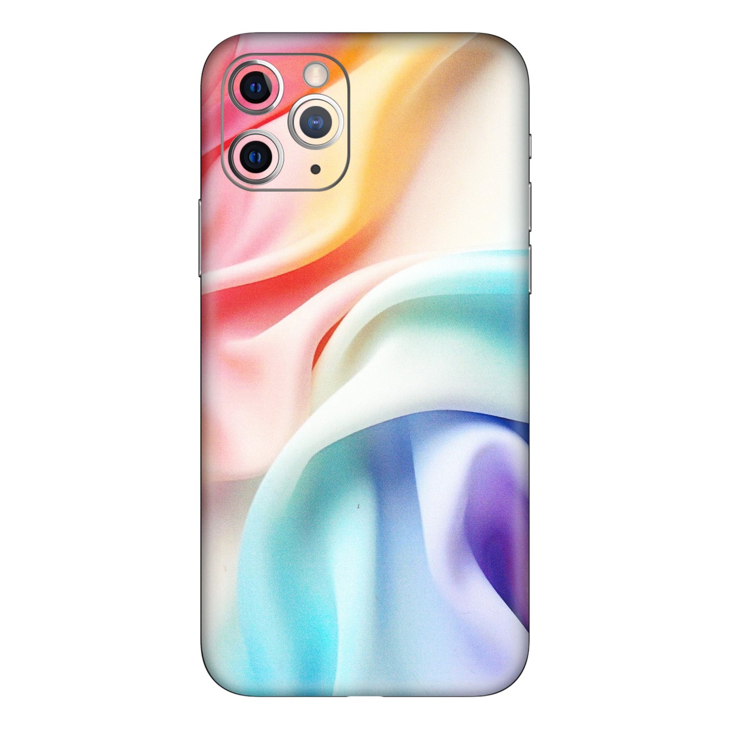 Apple iPhone Skins (All Models) - Colourful Silk Cloth - Matte Finish (M-165) iPhone 11 Pro Max