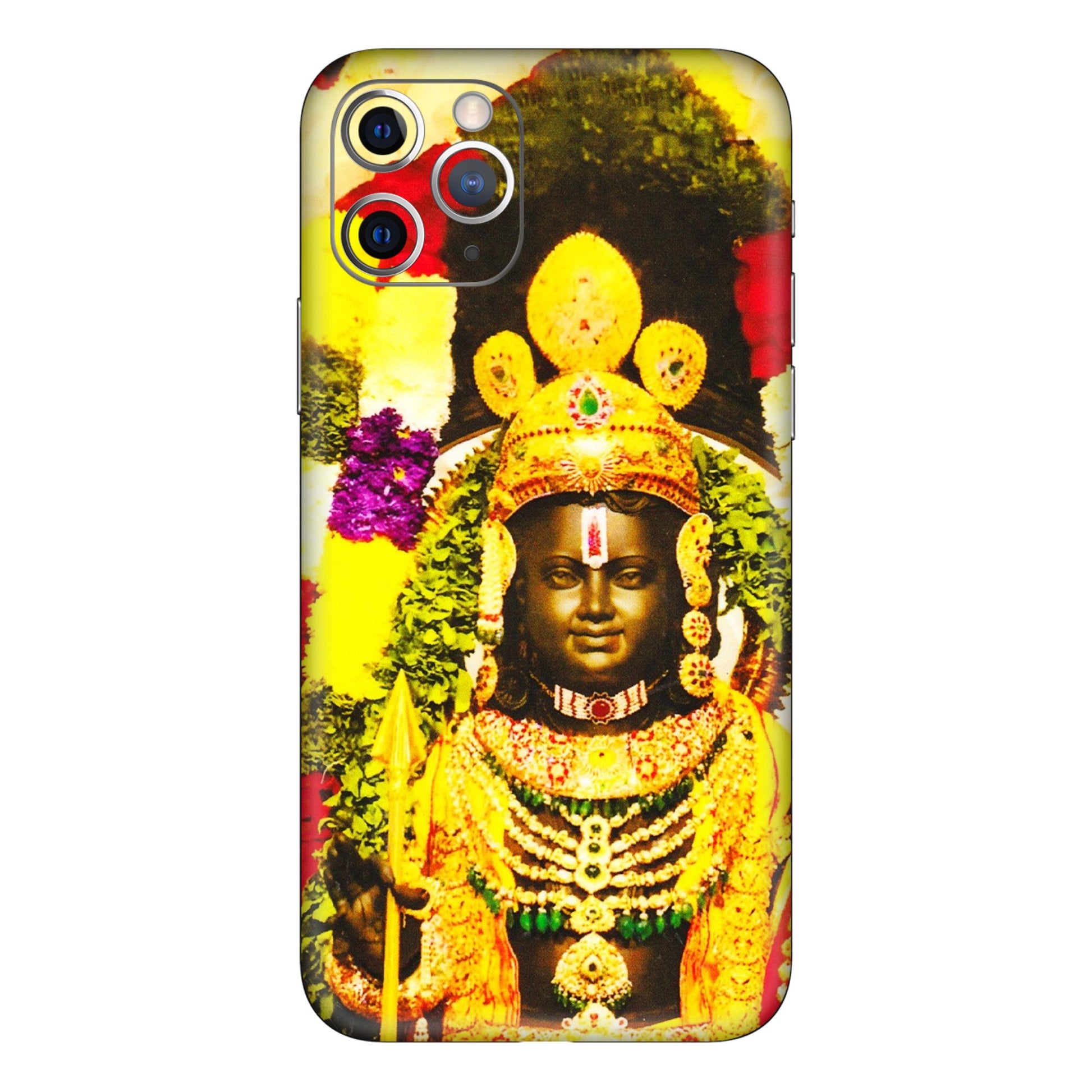 Apple iPhone Skins (All Models) - Ram Lalla Ayodhya - 3D Embossed Finish (L-103) iPhone 11 Pro