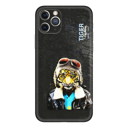 Apple iPhone Skins (All Models) - Rider Tiger - 3D Embossed Finish (L-113) iPhone 11 Pro