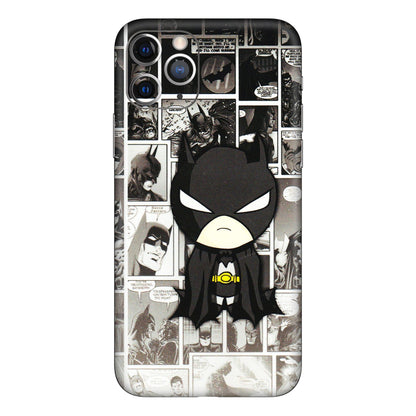 Apple iPhone Skins (All Models) - Toon Batman - 3D Embossed Finish (L-182) iPhone 11 Pro