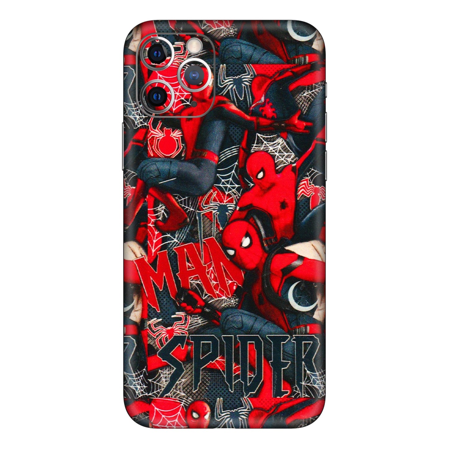 Apple iPhone Skins (All Models) - SpiderMan Cool - 3D Embossed Finish (L-188) iPhone 11 Pro