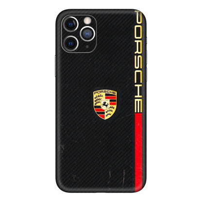 Apple iPhone Skins (All Models) - Premium Porsche - 3D Embossed Finish (L-225) iPhone 11 Pro
