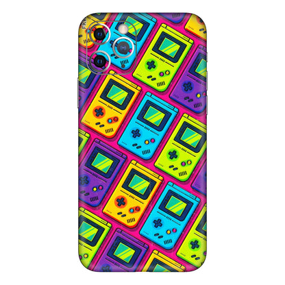 Apple iPhone Skins (All Models) - Gameboy Colourful - 3D Embossed Finish (L-266) iPhone 11 Pro