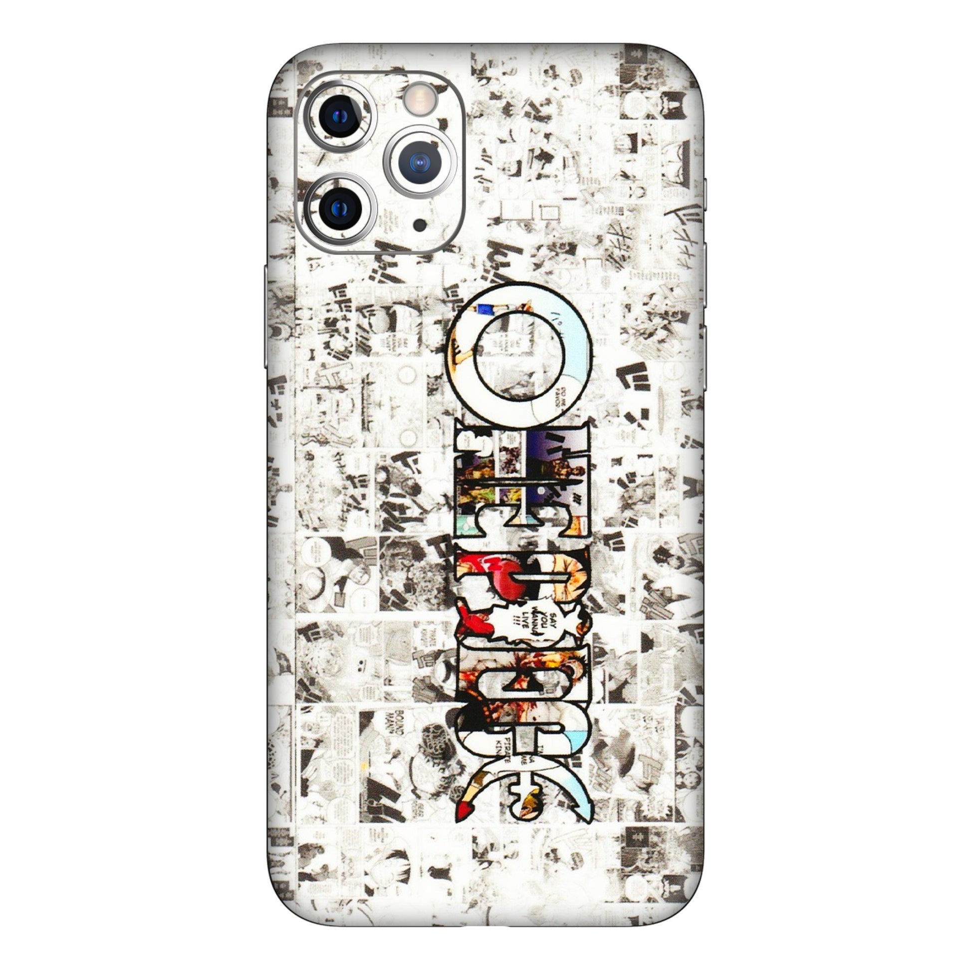 Apple iPhone Skins (All Models) - One Piece Manga - 3D Embossed Finish (L-26) iPhone 11 Pro