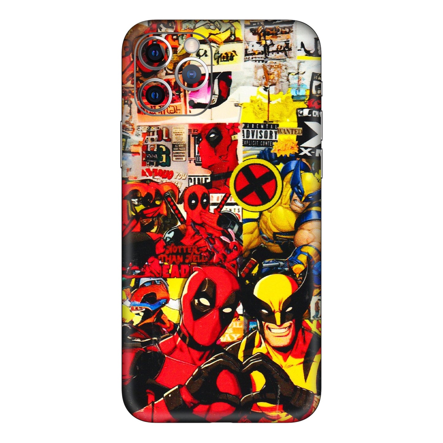 Apple iPhone Skins (All Models) - Spidy Wolverine - 3D Embossed Finish (L-310) iPhone 11 Pro