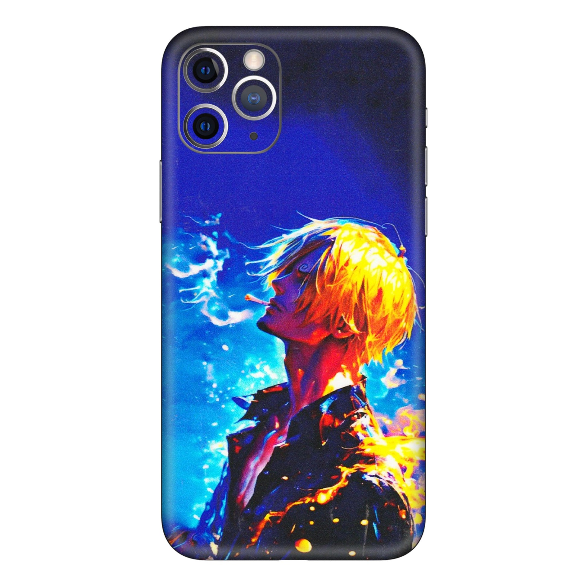 Apple iPhone Skins (All Models) - Sanji Vinsmoke One Piece - 3D Embossed Finish (L-319) iPhone 11 Pro