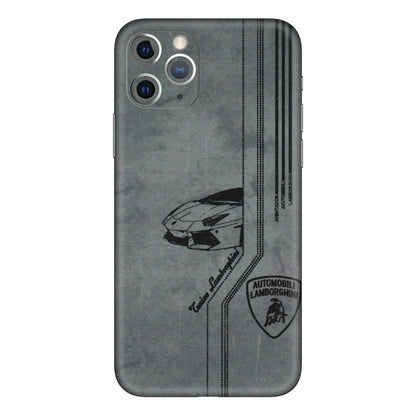 Apple iPhone Skins (All Models) - New Lamborgini Aventador - 3D Embossed Finish (L-321) iPhone 11 Pro