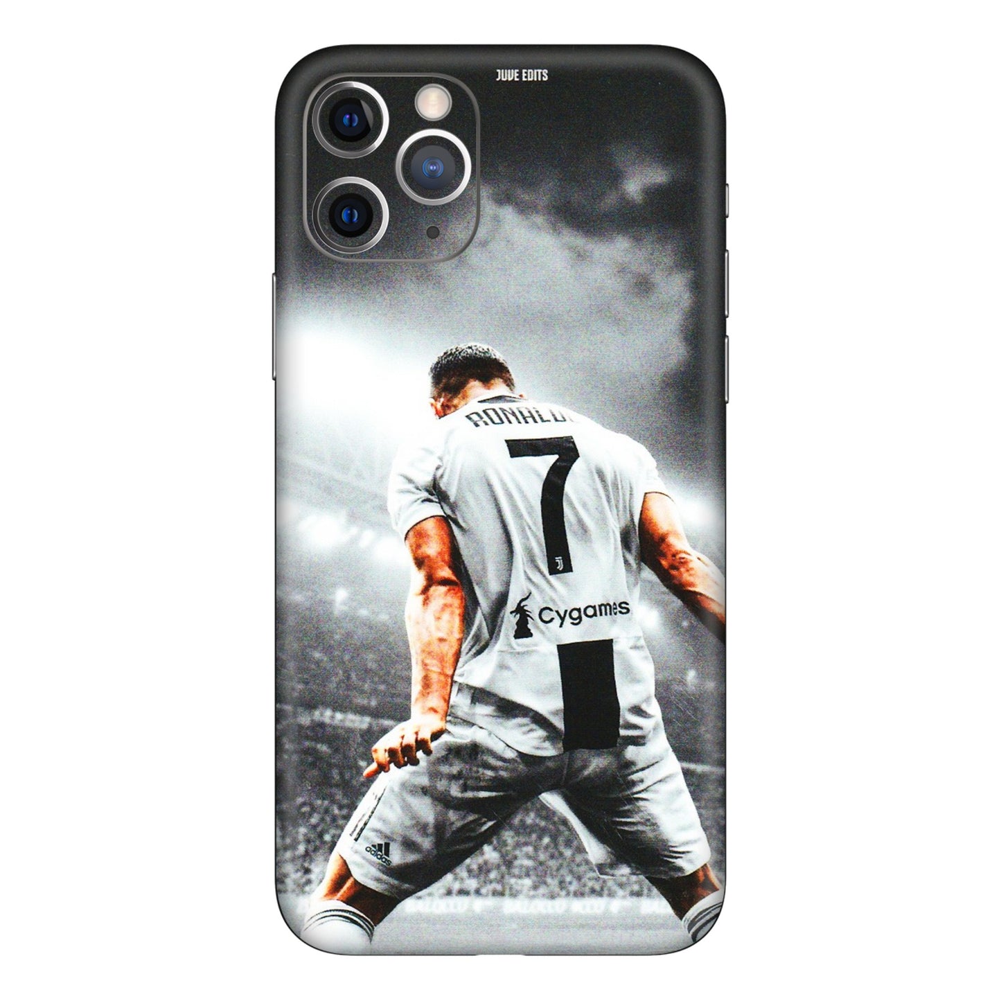 Apple iPhone Skins (All Models) - Ronaldo CR7 Crazy - 3D Embossed Finish (L-44) iPhone 11 Pro