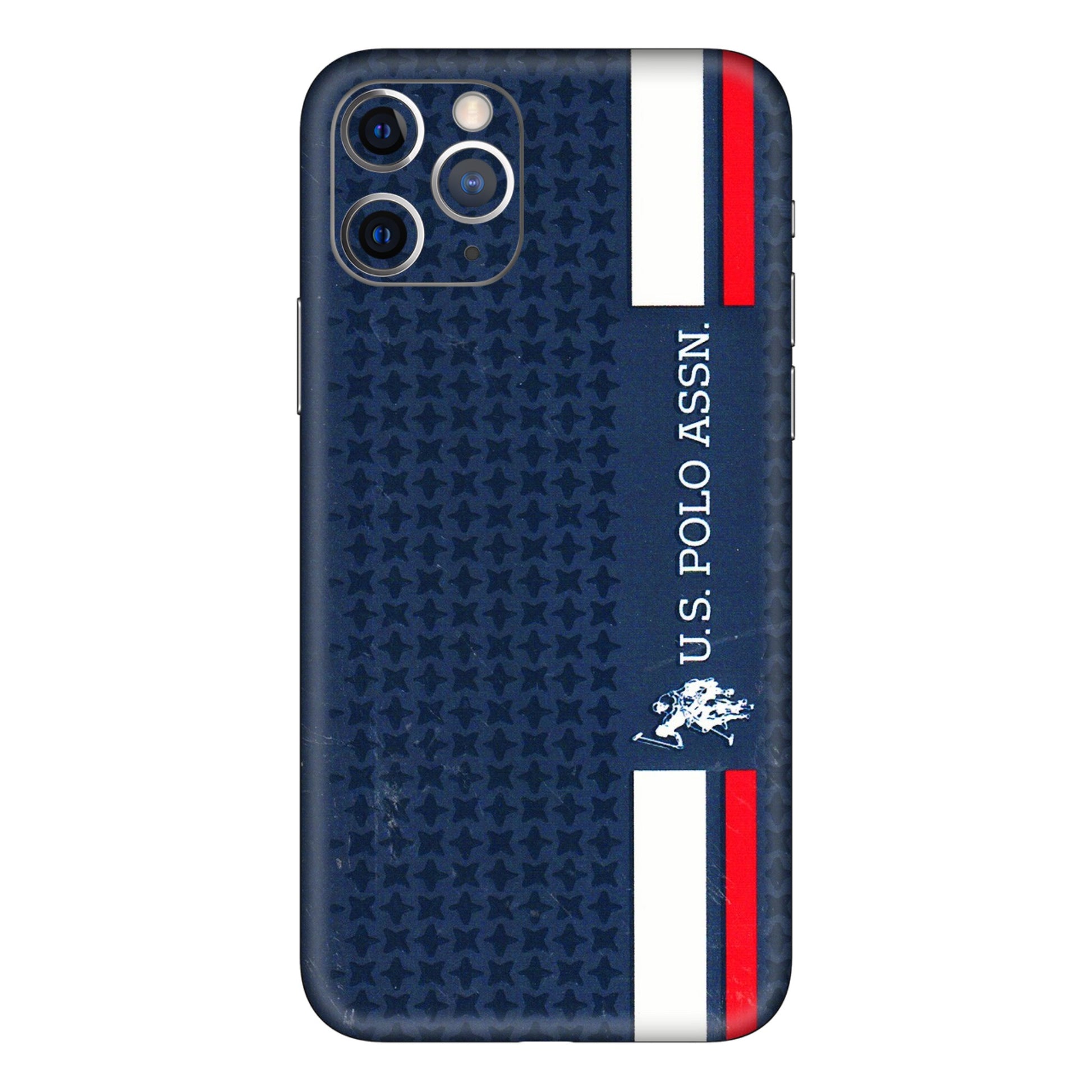 Apple iPhone Skins (All Models) - US POLO Designer Brand - 3D Embossed Finish (L-65) iPhone 11 Pro