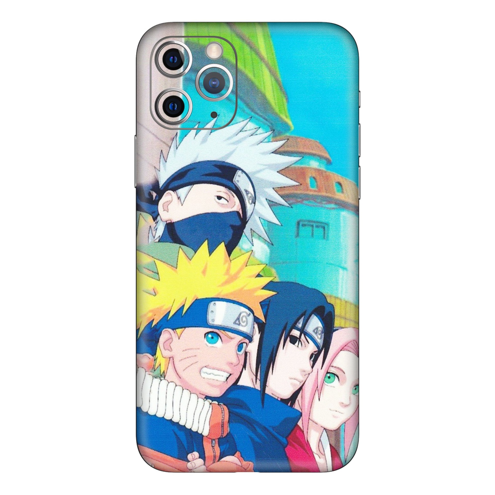 Apple iPhone Skins (All Models) - Team Minato And Kakashi - Matte Finish (M-101) iPhone 11 Pro