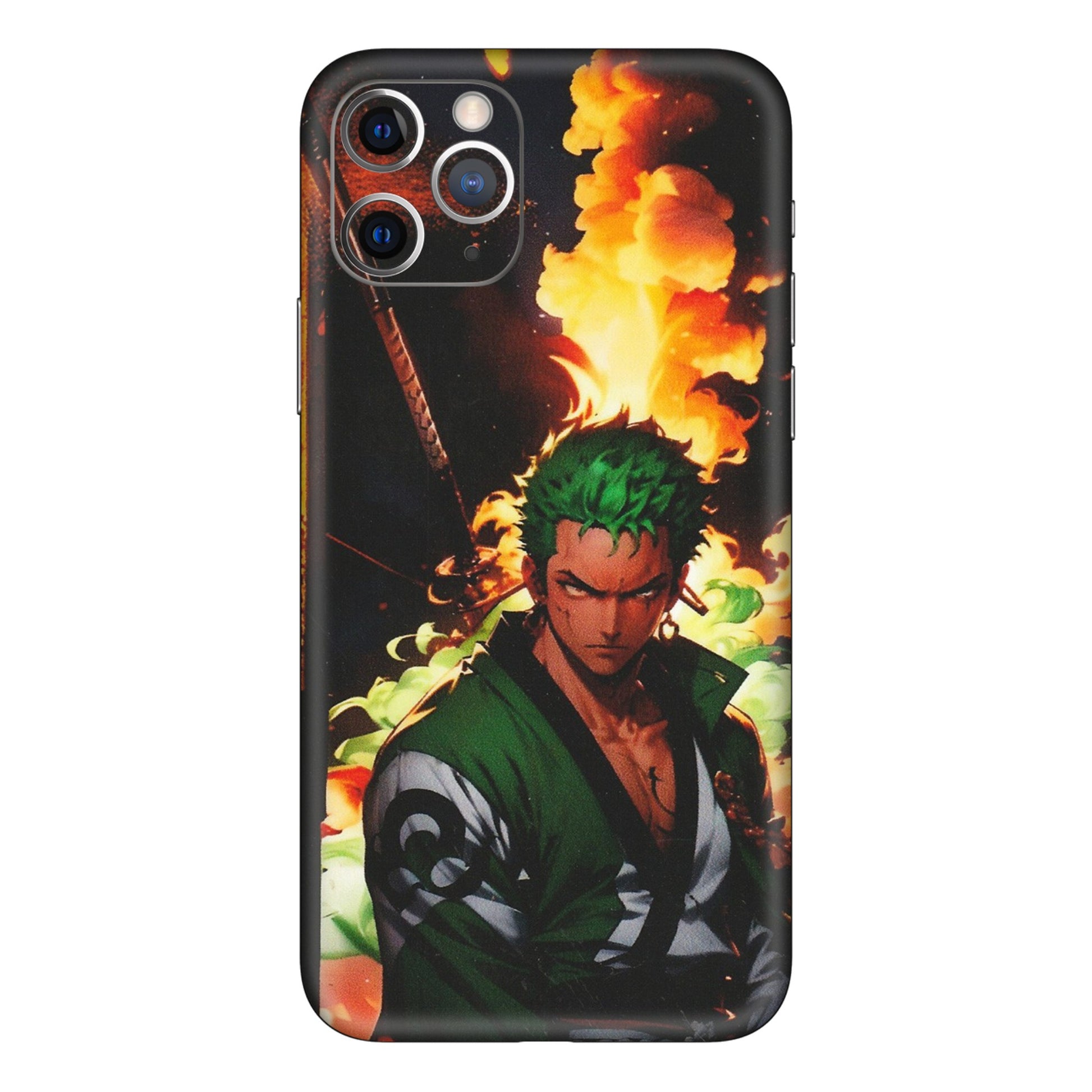 Apple iPhone Skins (All Models) - Roronoa Zoro - Matte Finish (M-102) iPhone 11 Pro