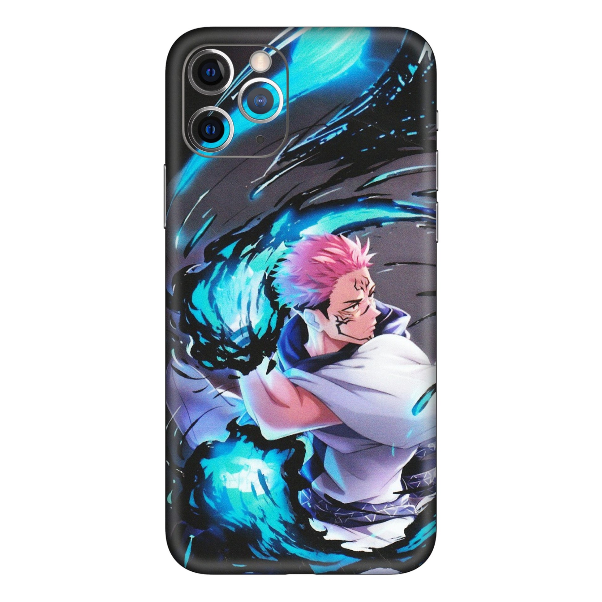 Apple iPhone Skins (All Models) - New Jujutsu Kaisen Grey Blue Anime - Matte Finish (M-127) iPhone 11 Pro