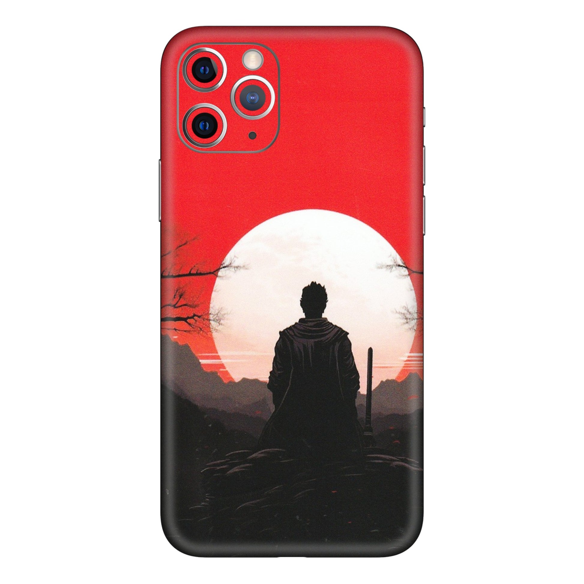 Apple iPhone Skins (All Models) - Samurai Anime - Matte Finish (M-141) iPhone 11 Pro