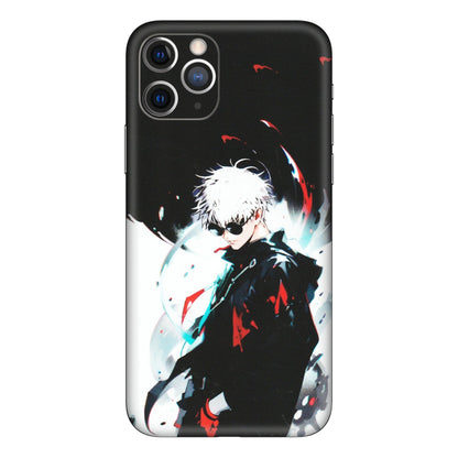 Apple iPhone Skins (All Models) - Gojo Powerful Charater Kaisen Anime - Matte Finish (M-144) iPhone 11 Pro