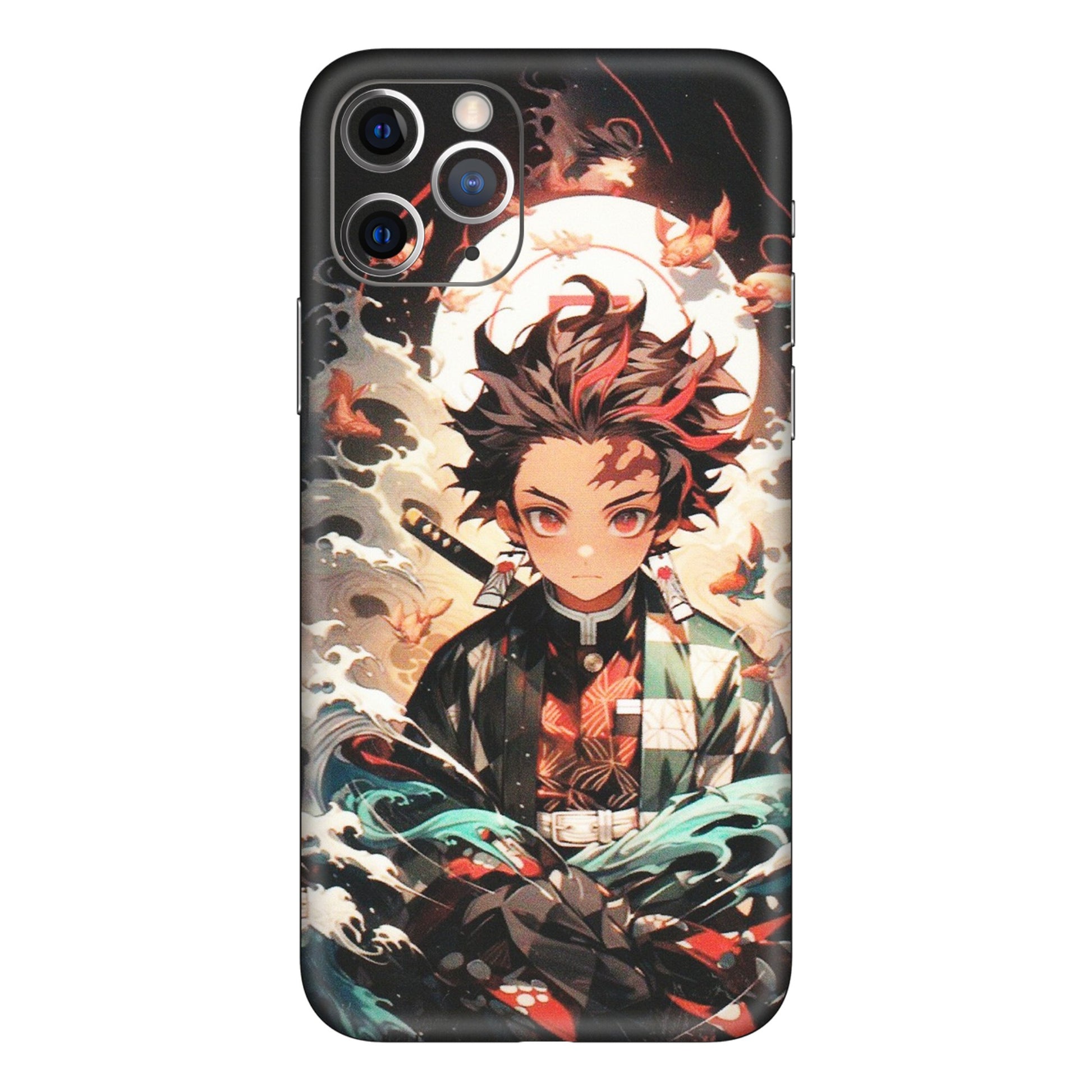 Apple iPhone Skins (All Models) - Tanjiro Demon Slayer Anime - Matte Finish (M-158) iPhone 11 Pro