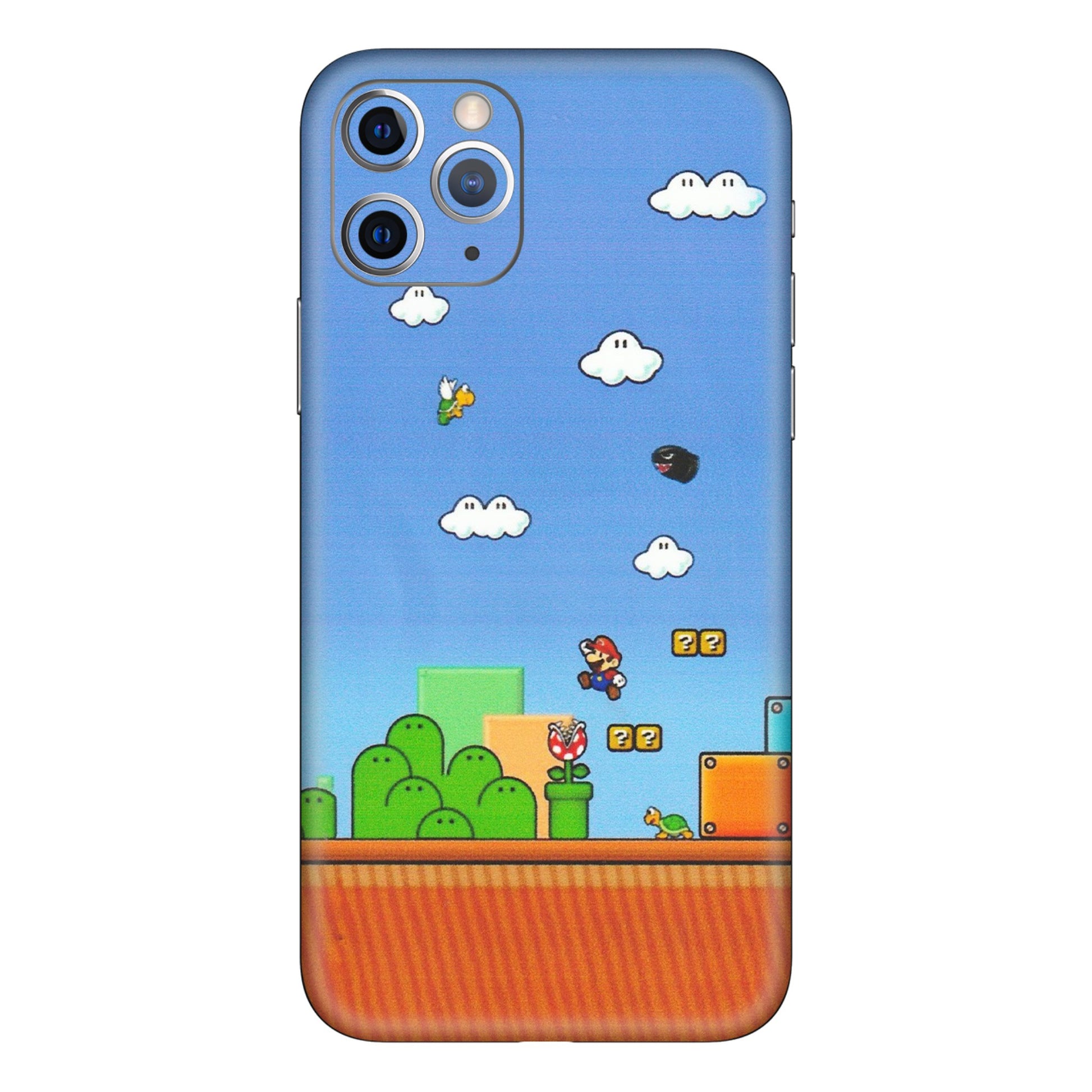 Apple iPhone Skins (All Models) - Mario Game Scene - Matte Finish (M-24) iPhone 11 Pro