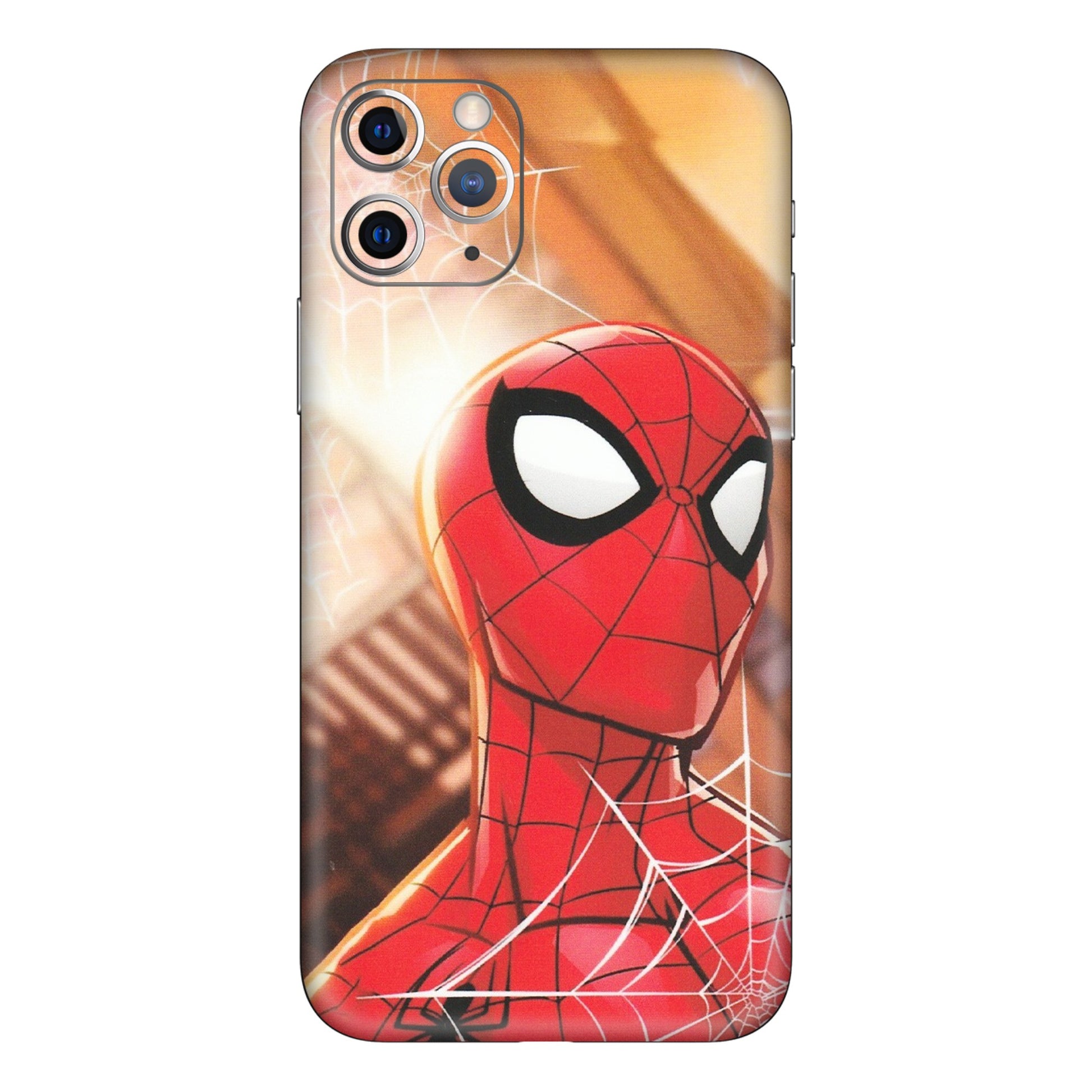 Apple iPhone Skins (All Models) - Spiderman Face New - Matte Finish (M-41) iPhone 11 Pro