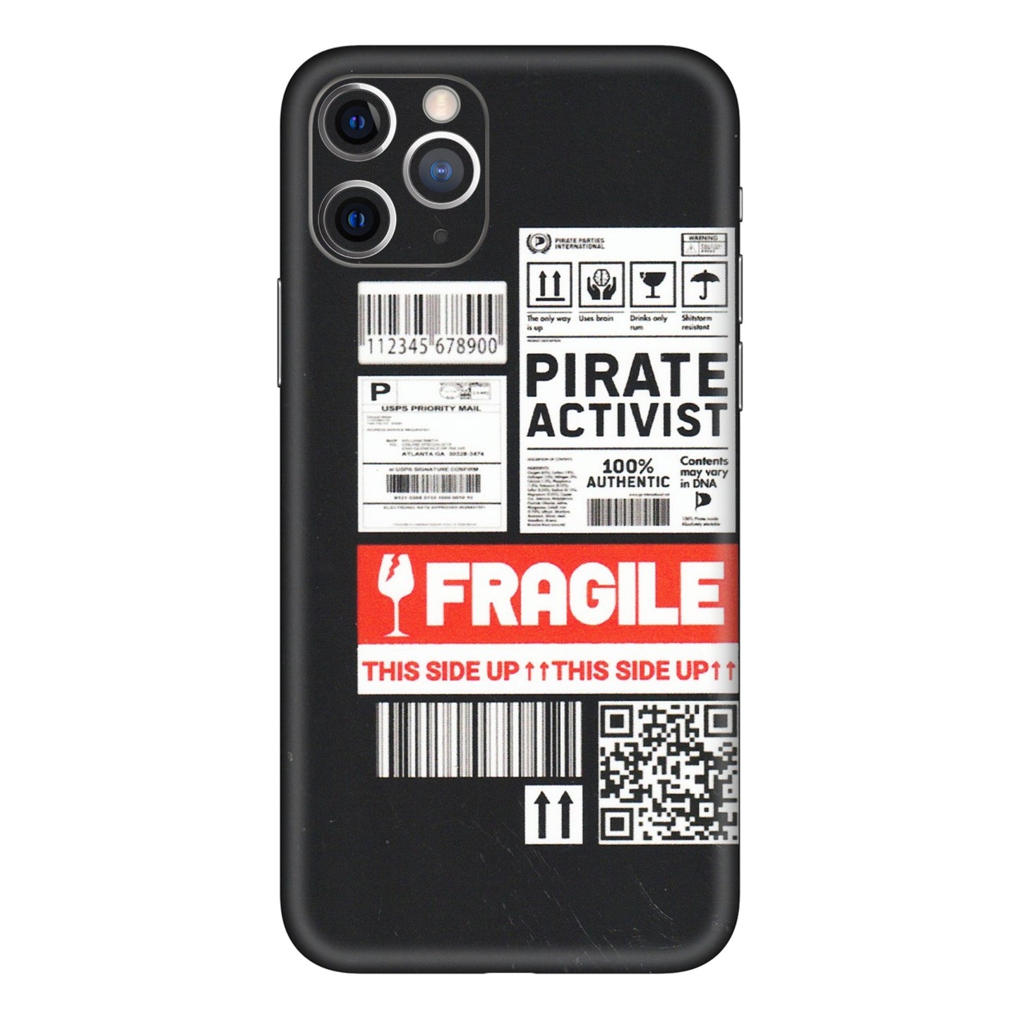 Apple iPhone Skins (All Models) - Handle With Care - Matte Finish (M-99) iPhone 11 Pro