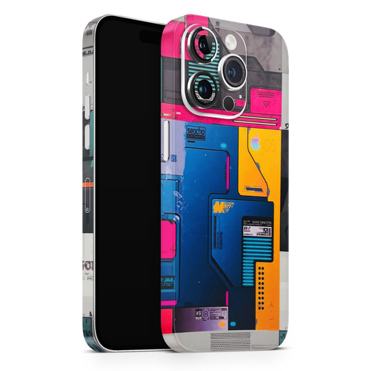 Colourfull Motherboard Internals Matte Finish Phone Skin