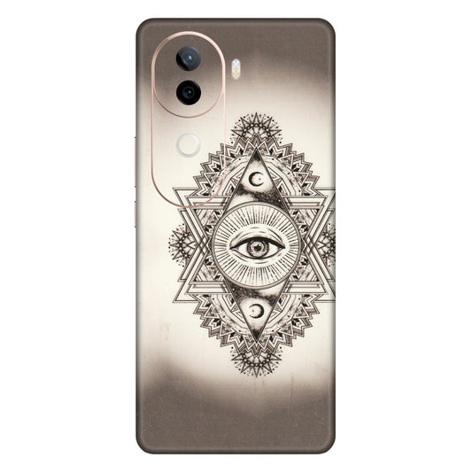 IQOO Phone Skins (All Models) - Illuminati Great Eye - Transparent Finish (T-14) IQOO Z9S
