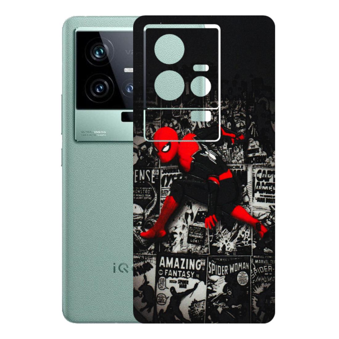 IQOO Phone Skins (All Models) - SpiderMan New - 3D Embossed Finish (L-162) IQOO 11 5G