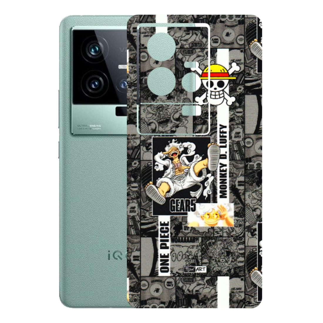 IQOO Phone Skins (All Models) - Cuffy Anime MonkeyCamic - 3D Embossed Finish (L-242) IQOO 11 5G