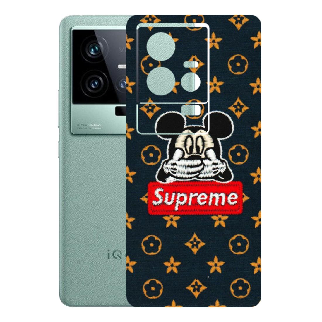 IQOO Phone Skins (All Models) - Mickey Supreme - Matte Finish (M-83) IQOO 11 5G