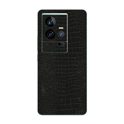 IQOO Phone Skins (All Models) - Snake Leather Black - 3D Embossed Finish (L-107) IQOO 11 5G