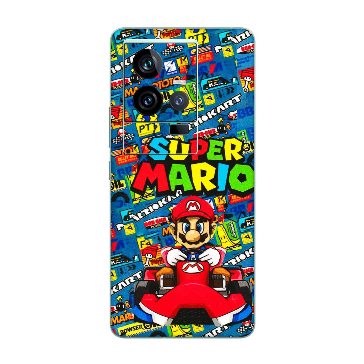 IQOO Phone Skins (All Models) - Super Mario Kart - 3D Embossed Finish (L-140) IQOO 11 5G
