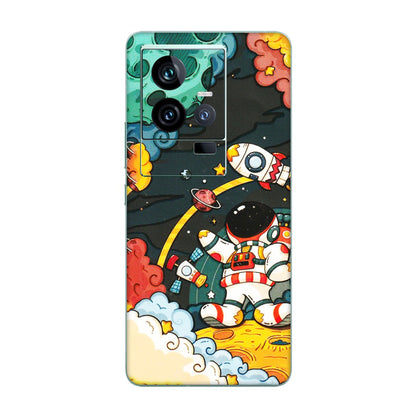 IQOO Phone Skins (All Models) - Astronauts & Spaceship - 3D Embossed Finish (L-145) IQOO 11 5G
