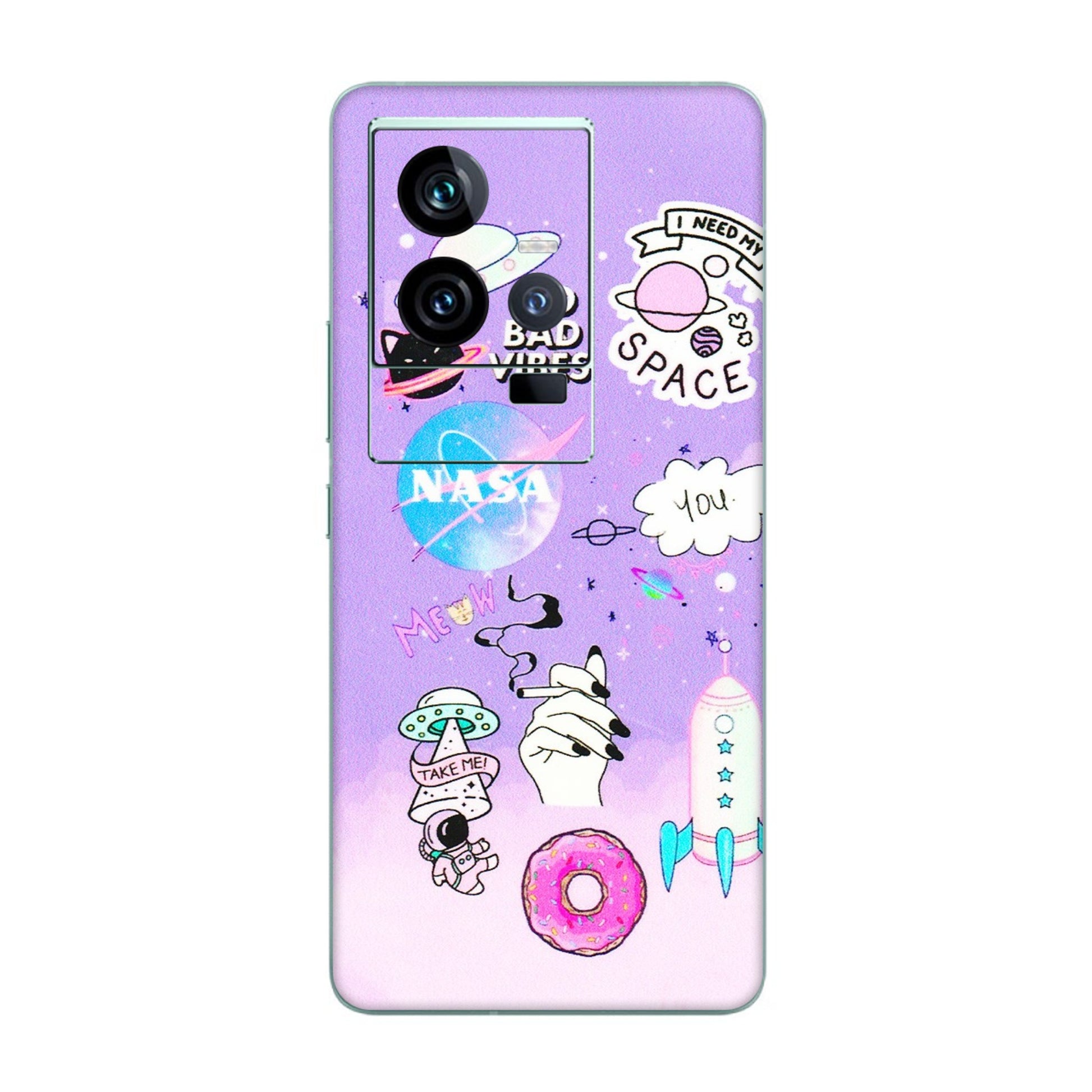 IQOO Phone Skins (All Models) - I Need My Nasa Skin - 3D Embossed Finish (L-149) IQOO 11 5G
