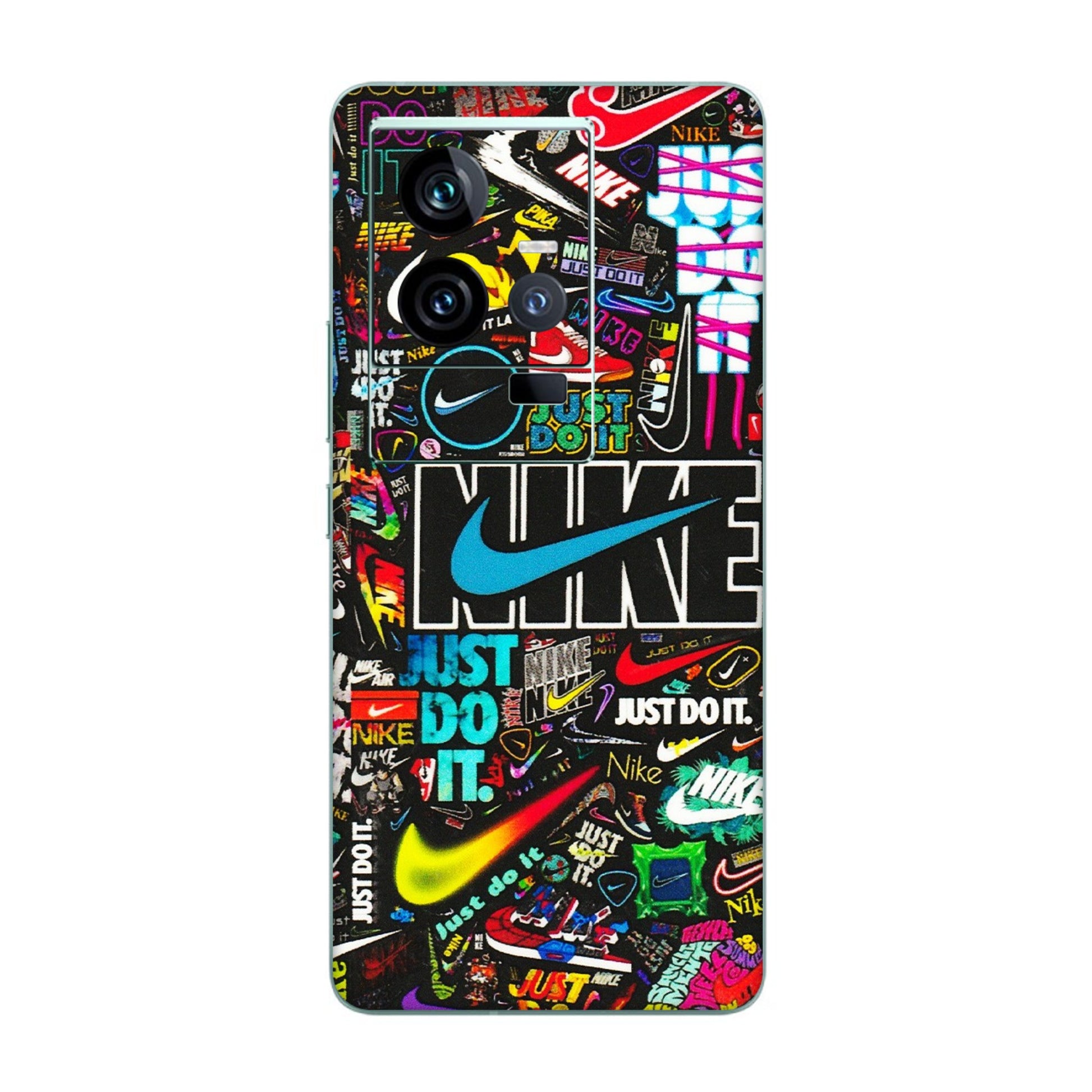 IQOO Phone Skins (All Models) - Just Do It Doodles - 3D Embossed Finish (L-166) IQOO 11 5G