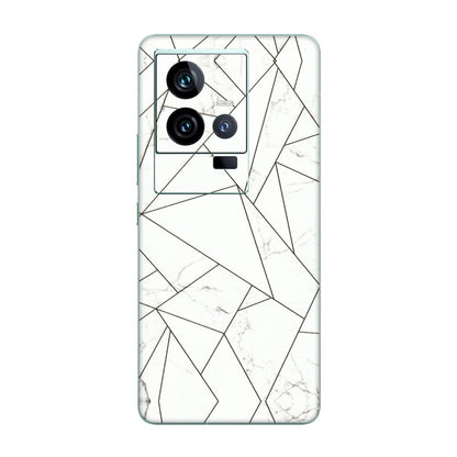 IQOO Phone Skins (All Models) - Luxury White Marble Effect - 3D Embossed Finish (L-168) IQOO 11 5G