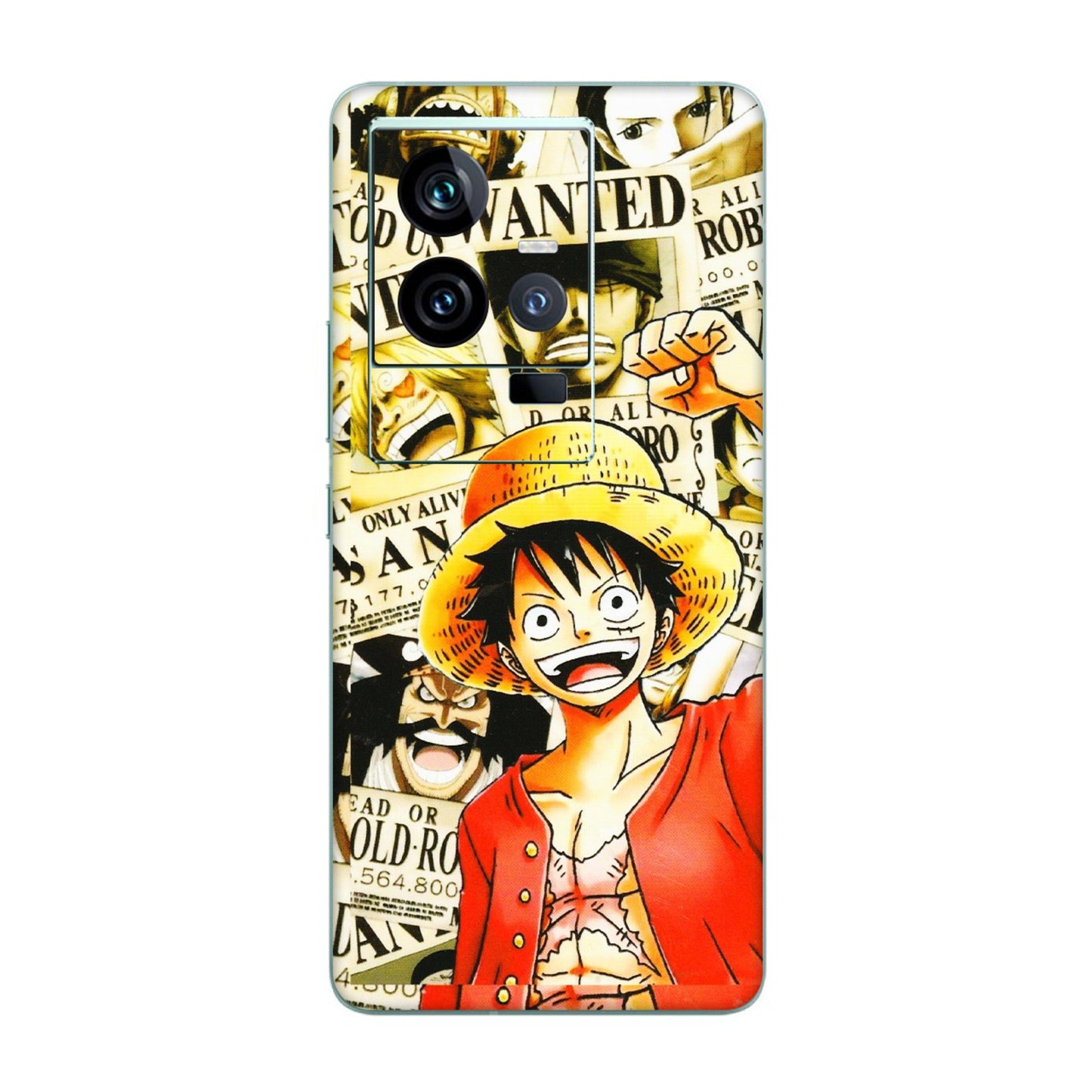 IQOO Phone Skins (All Models) - Luffy Anime - 3D Embossed Finish (L-177) IQOO 11 5G