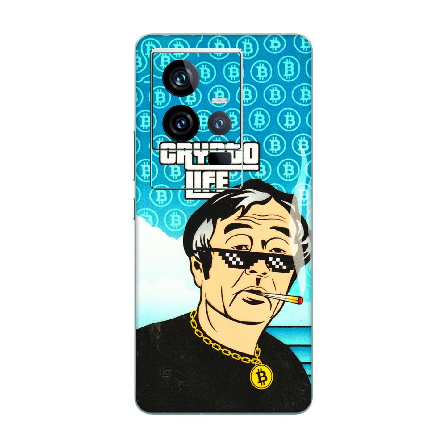 IQOO Phone Skins (All Models) - Crypto Thug Life - 3D Embossed Finish (L-179) IQOO 11 5G