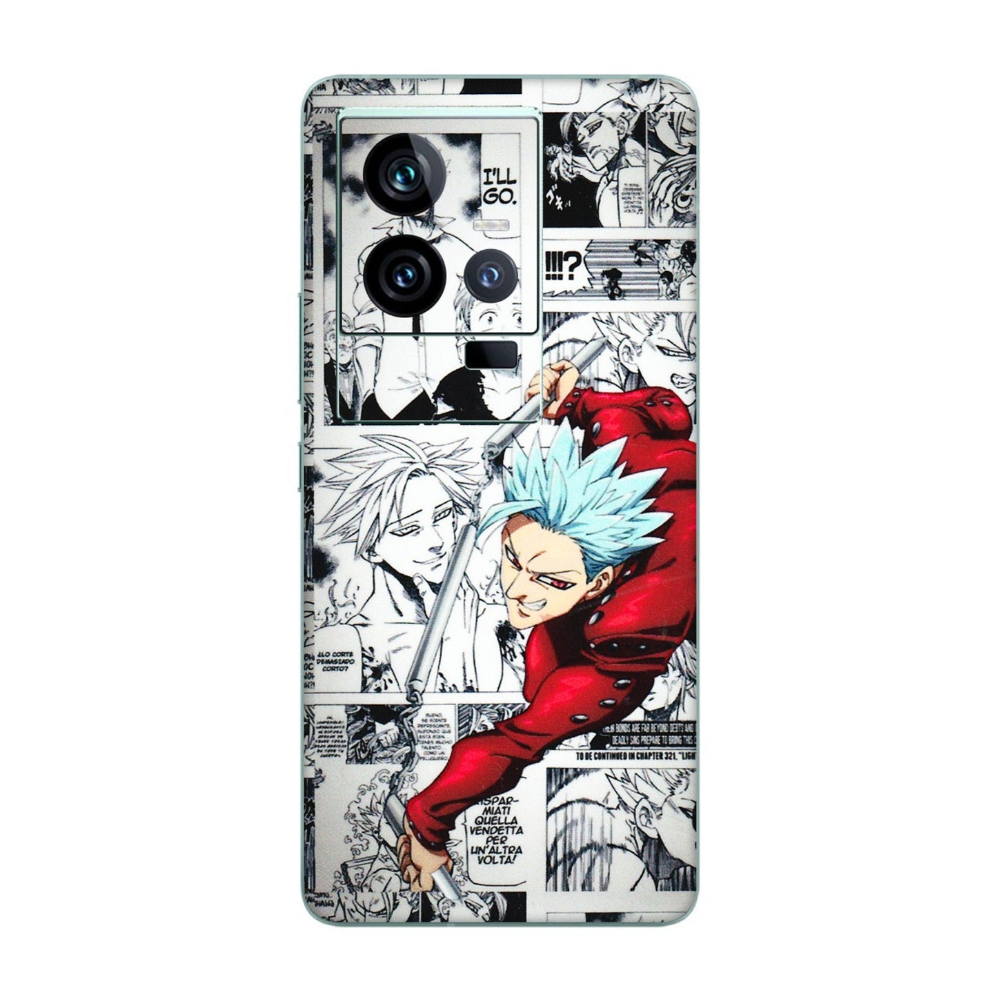 IQOO Phone Skins (All Models) - Anime Comic - 3D Embossed Finish (L-192) IQOO 11 5G