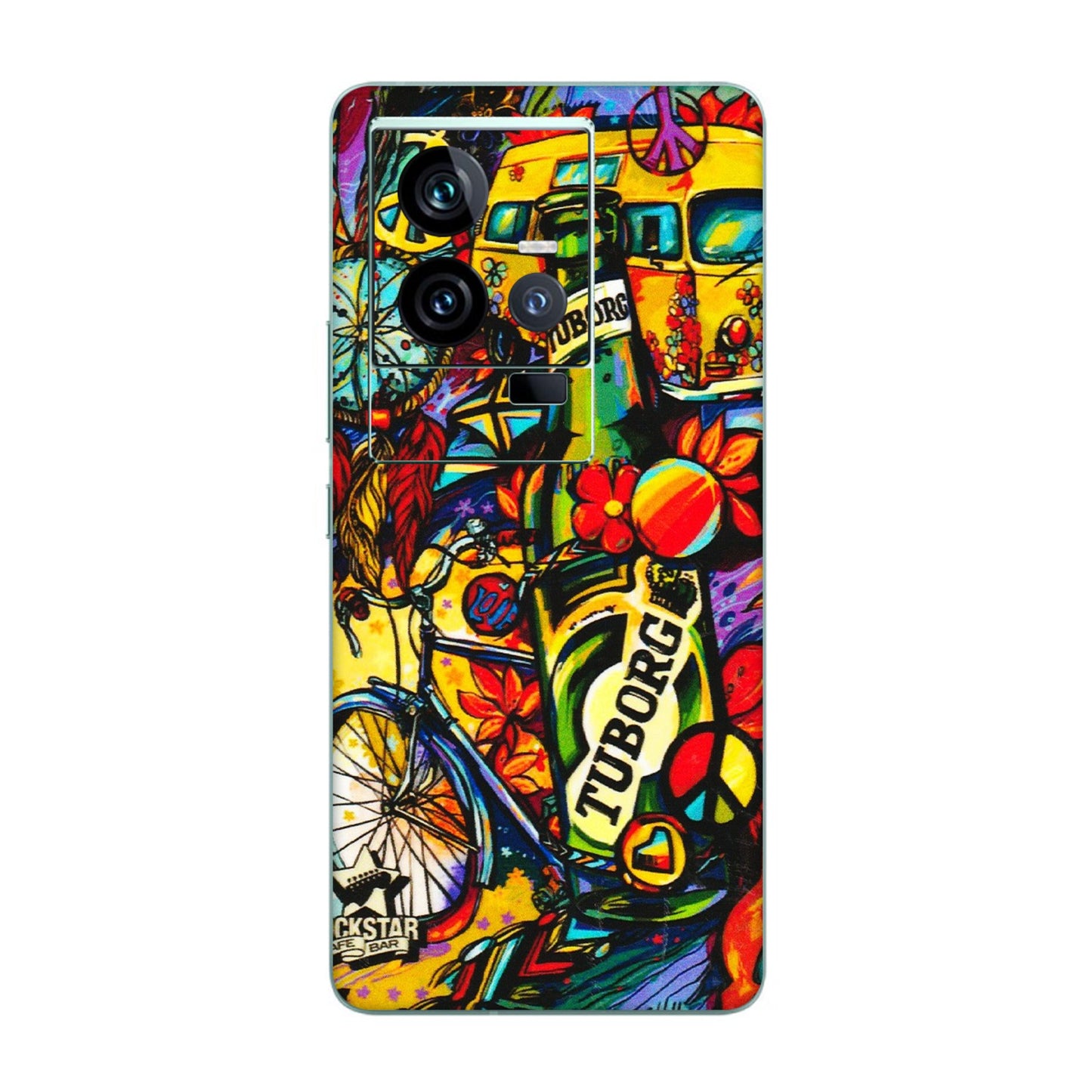 IQOO Phone Skins (All Models) - Cool Beer Bottle - 3D Embossed Finish (L-193) IQOO 11 5G