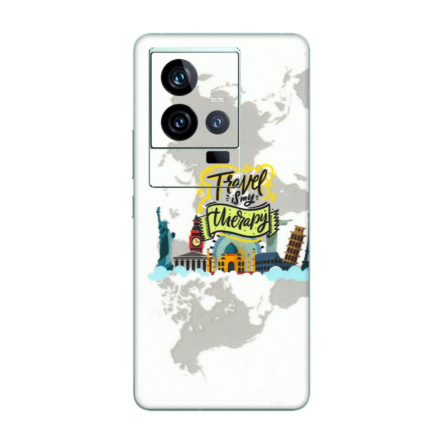 IQOO Phone Skins (All Models) - Travel Therapy - 3D Embossed Finish (L-199) IQOO 11 5G