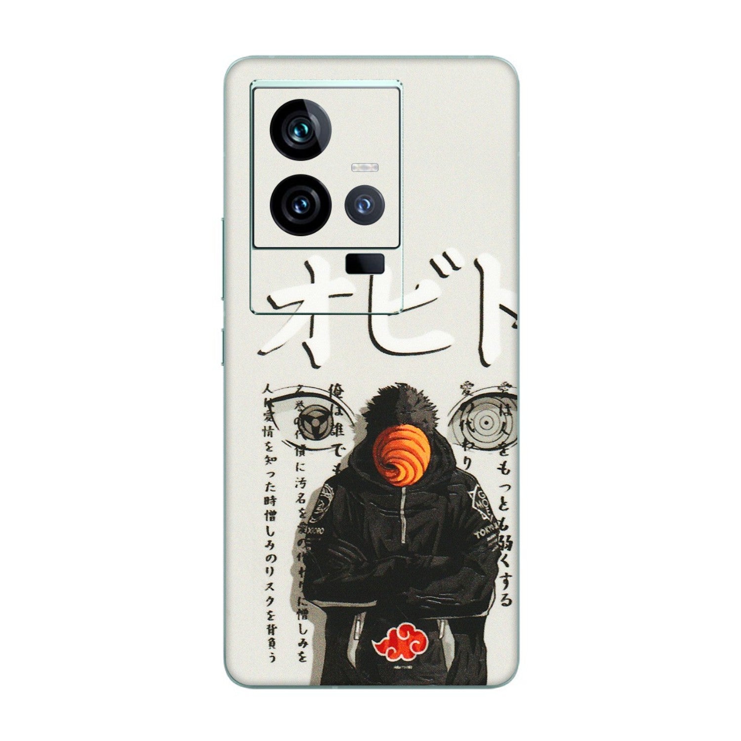 IQOO Phone Skins (All Models) - Obito Anime Eye - 3D Embossed Finish (L-19) IQOO 11 5G