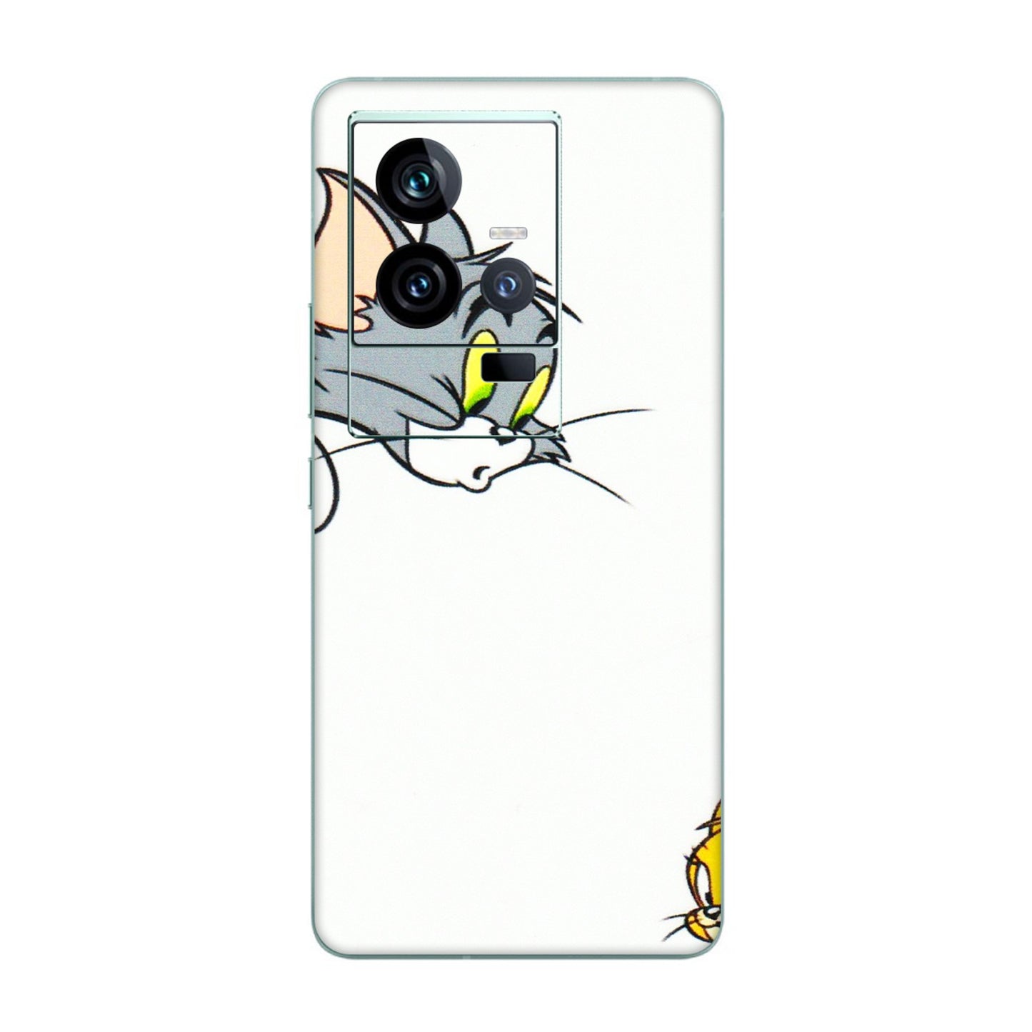 IQOO Phone Skins (All Models) - Cute Tom And Jerry - 3D Embossed Finish (L-220) IQOO 11 5G