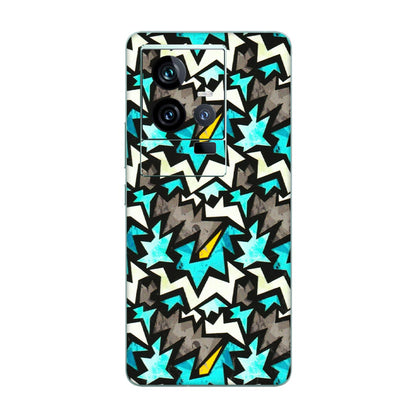 IQOO Phone Skins (All Models) - Funky Zig Zag - 3D Embossed Finish (L-223) IQOO 11 5G
