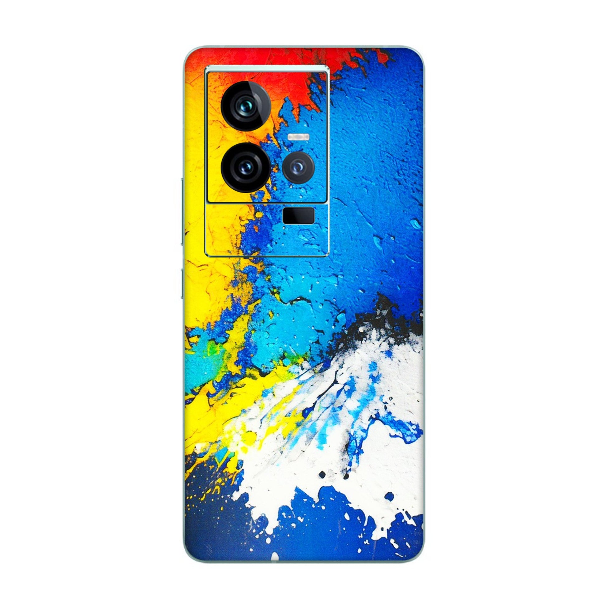 IQOO Phone Skins (All Models) - Acrylic Paint Spill - 3D Embossed Finish (L-229) IQOO 11 5G